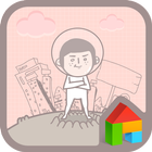 men space boy dodol theme icon