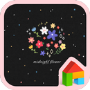 midnight flower 도돌런처 테마 APK