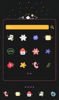 midnight flower 도돌런처 테마 screenshot 1