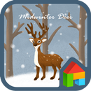 Midwinter deer 도돌런처 테마 APK