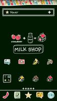 milk shop Affiche