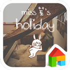 miss holiday dodol theme icône