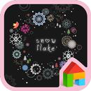 Snow Flake Dodol Theme aplikacja