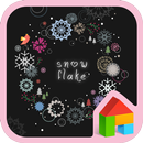 Snow Flake Dodol Theme APK