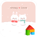snowy love dodol theme APK