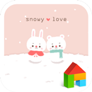 snowy love 도돌런처 테마 APK