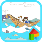 Ocean travel dodol theme icon