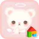 sherbet bear (angel) 도돌런처 테마 APK