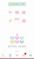 stich heart dodol theme Affiche