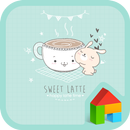 sweet latte dodol theme APK