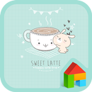 sweet latte 도돌런처 테마 APK