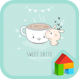sweet latte 도돌런처 테마 ícone