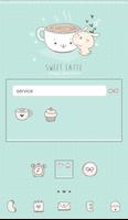 sweet latte 도돌런처 테마 imagem de tela 1