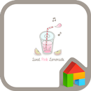 Sweet Pink Lemonade 도돌런처 테마 APK