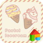 Pastel ice cream dodol theme icône