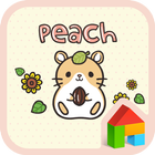 peach sunflower ไอคอน