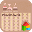 Pink brownie Dodol Theme