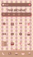 Pink brownie Dodol Theme poster