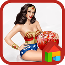 pinup wonder woman dodol theme APK