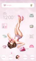 pinup girl call me dodol theme poster