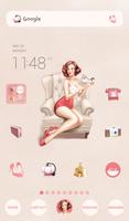 pinup girl perfume dodol theme পোস্টার