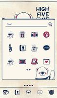 Puchi(High Five Me) 도돌런처 테마 imagem de tela 1