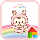 rabbitbbobbo(rainbow) theme APK