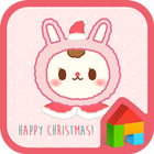 rabbit bbobbo happy Xmas dodol 아이콘