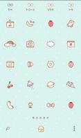 rabbit rabbit 도돌런처 테마 imagem de tela 2