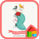 Girl in wonderland dodol theme APK