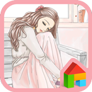 소녀에게(pure) 도돌런처 테마 APK