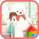 to girl (waiting) dodol theme APK