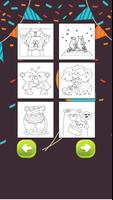Bear Coloring and Painting Book screenshot 1