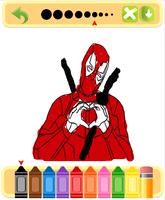 Superhero Coloring Book Portra screenshot 2