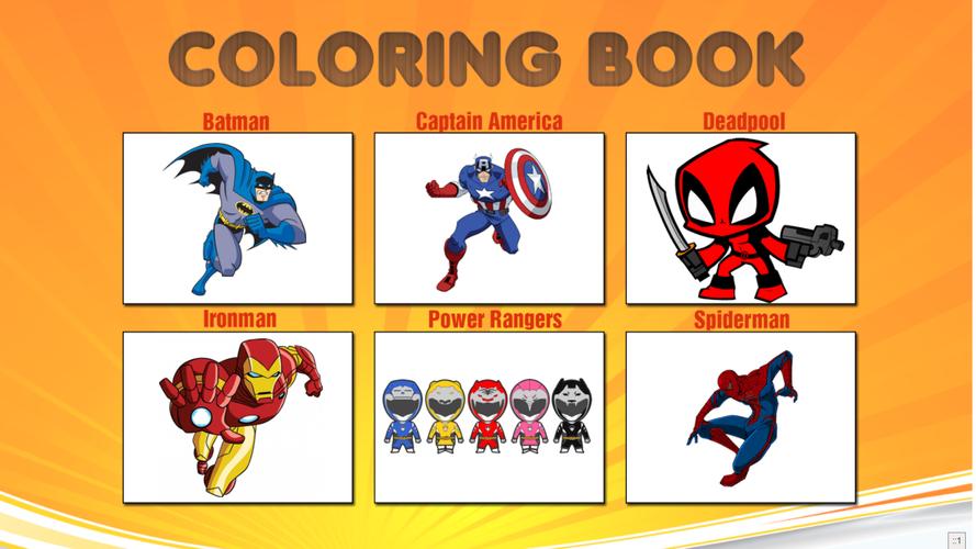 Download Superhero Coloring Book Kids For Android Apk Download