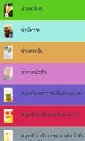 สูตรน้ำผักและน้ำผลไม้ปั่น Diet Affiche