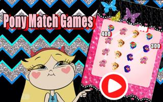 Pony Match Games پوسٹر