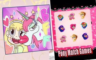 Pony Match Games اسکرین شاٹ 1