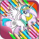 Pony Coloring Book Pages APK