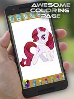 Pony Coloring Book Affiche