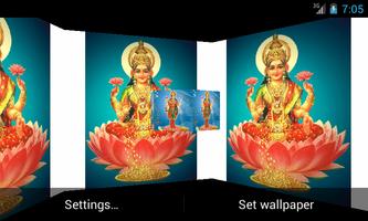 Maa Laxmi 3D Live Wallpaper capture d'écran 2