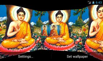 Lord Budha 3D Live Wallpaper poster