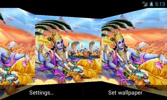 Lord Vishnu 3D Live Wallpaper capture d'écran 1