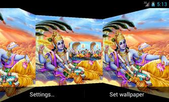 Lord Vishnu 3D Live Wallpaper скриншот 1