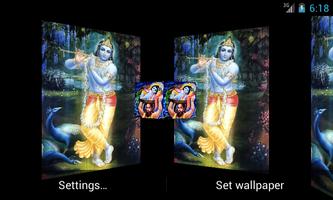 Gopal Krishan 3D LiveWallpaper Affiche