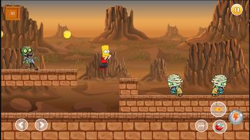 برنامه‌نما Bart Simpson Hunter vs Zombies عکس از صفحه