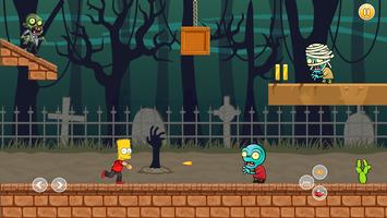 Bart Simpson Hunter vs Zombies capture d'écran 2