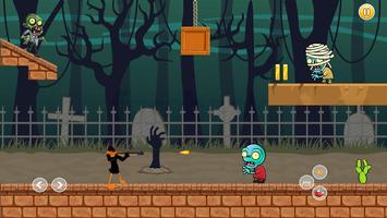 Daffy Duck Tunes vs Zombies تصوير الشاشة 1