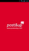 post&up - Gruß und Postkarten Plakat