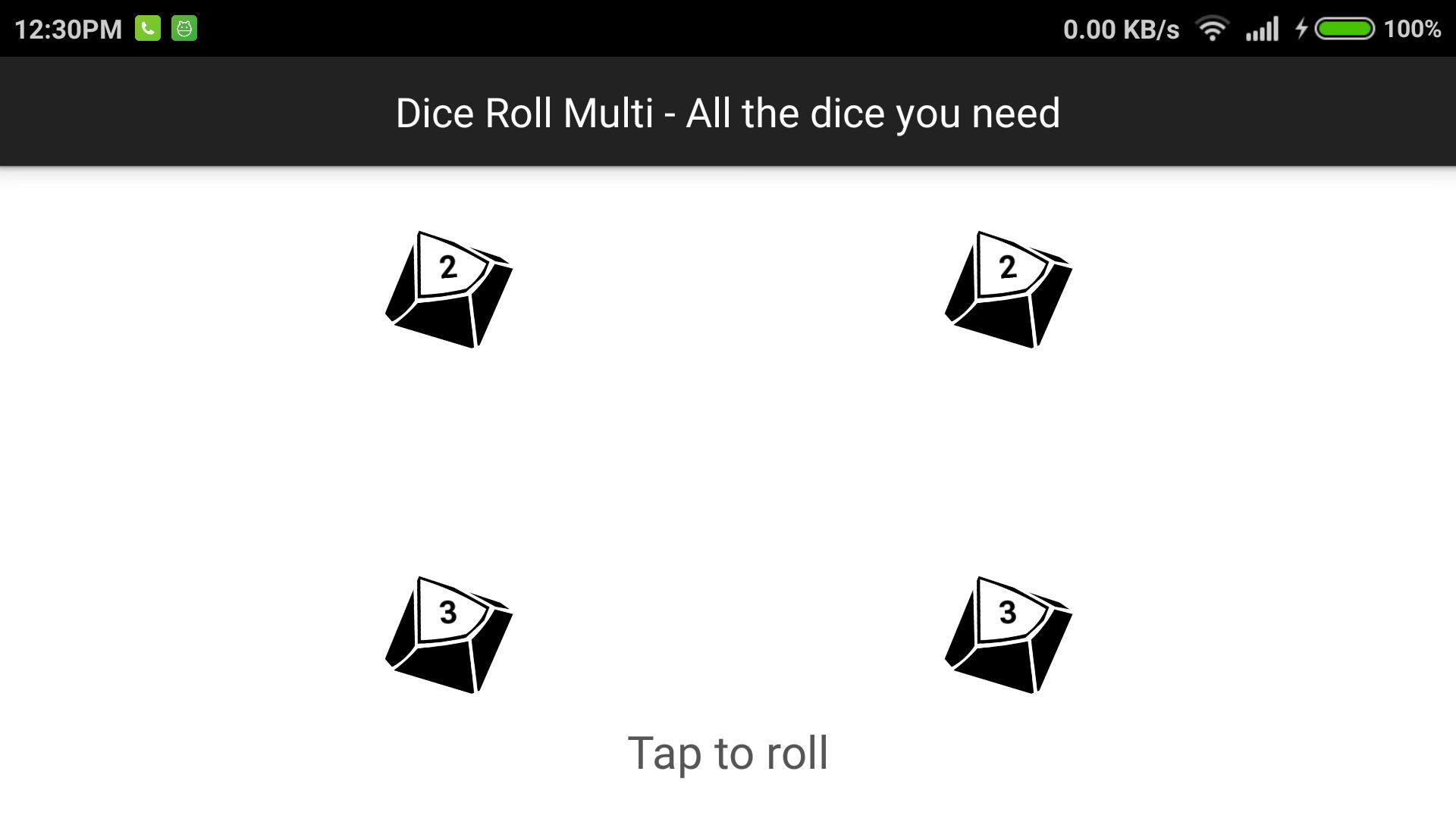 Roll d6. Dice Roll d. Dice Roll 20.